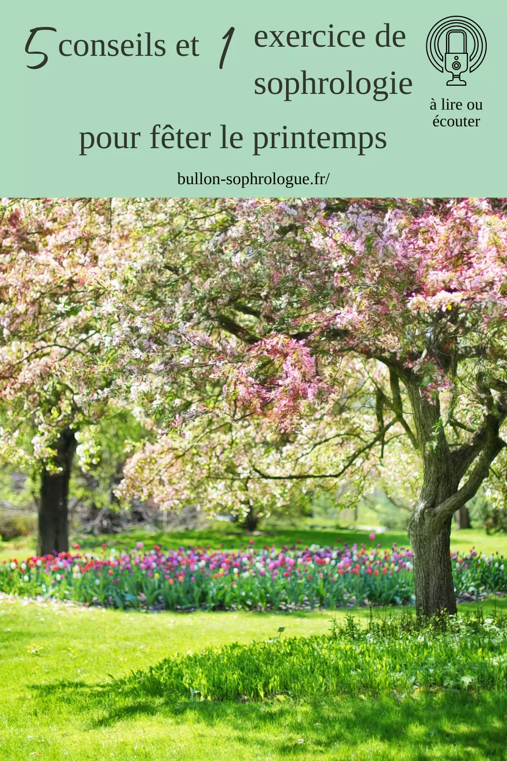 5 conseils et 1 exercice de sophrologie pour fêter le printemps