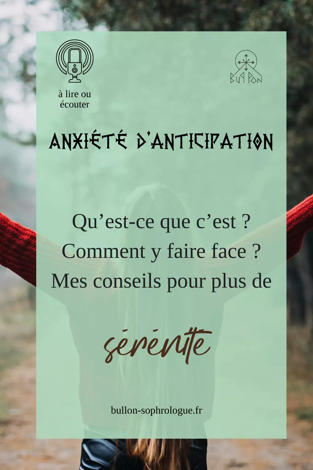 Anxiété d'anticipation : Qu’est-ce que c’est ? Comment y faire face ? Mes conseils pour plus de sérénité. Un article à lire ou écouter sur le podcast Le zèbre qui bulle