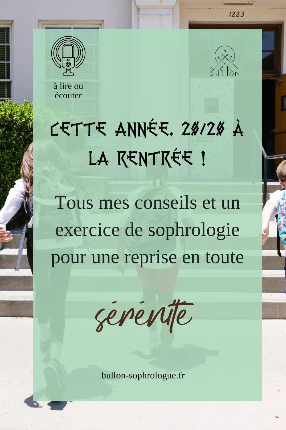 Cette année, 20/20 à la rentrée ! Tous mes conseils et un exercice de sophrologie pour une reprise et une rentrée scolaire en toute sérénité