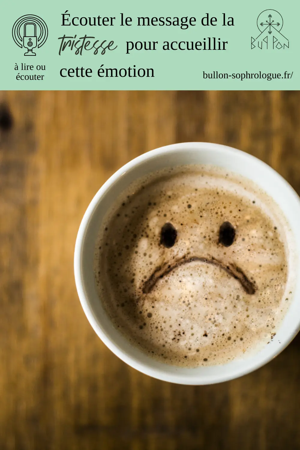 Écouter le message de la tristesse pour accueillir cette émotion avec le podcast le Zèbre qui bulle